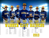 2013-3-4 Warren East Baseball Poster